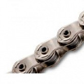 Цепь KMC HL710L 1 скорость 1/2"x1/8"Х100 халфлинковая silver ZTB12644