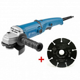 Одноручная углошлифмашина Bull WS 1201 + Круг Hilberg по дереву 03002125A1