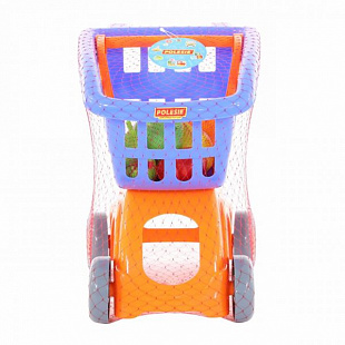 Игрушка Полесье Тележка Мини с набором продуктов №3 71378
