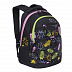 Рюкзак школьный GRIZZLY RD-951-2 /1 black bugs