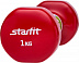 Гантель виниловая Starfit DB-101 1кг red