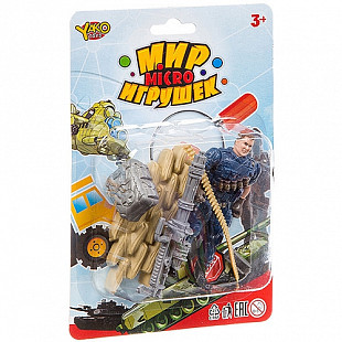 Набор военный YAKO с полицейским, серия Мир micro Игрушек M7598-1