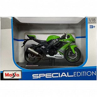 Масштабная модель мотоцикла Maisto 1:18 Kawasaki Ninja ZX-10R 39300 (20-10004)