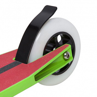 Самокат Novatrack Wolf Green/Red 100A.WOLF.GN8