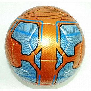 Мяч футбольный Zez Sport 0058 orange/blue