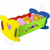 Кроватка для кукол Stantom 33 см (006327) pink №3