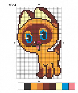 Набор для творчества Десятое Королевство Вышивка Котенок Гав Котенок 01425