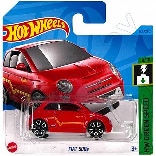Машинка Hot Wheels Базовой коллекции Fiat 500e 144/250 (5785 HKK24) mainline 2023
