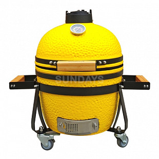 Угольный керамический гриль Sundays Kamado AU-14Y yellow