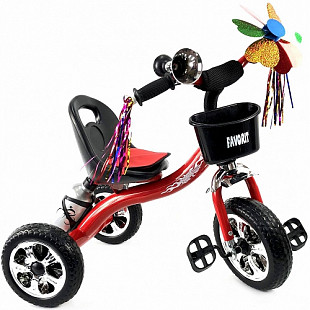 Велосипед трицикл Favorit Trike Kids FTK-108FR red