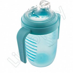 Поильник Canpol babies непроливающийся с силиконовым носиком 220 мл 9м+ (56/605) turquoise
