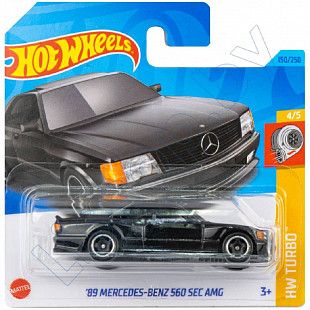Машинка Hot Wheels Базовой коллекции '89 Mercedes-Benz 560 SEC AMG 150/250 (5785 HKG45) mainline 2023