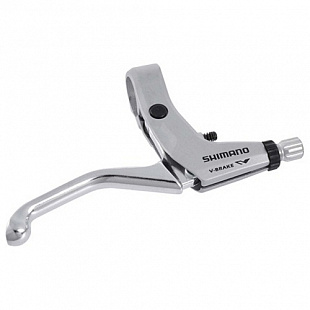 Тормозная ручка/манетка правая Shimano V-brake BL-M421 ABLM421RS silver