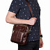 Мужская кожаная сумка Polar 812166-9 brown