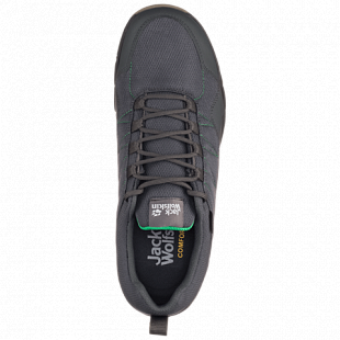 Полуботинки мужские Jack Wolfskin Maze Texapore Low M dark steel / green