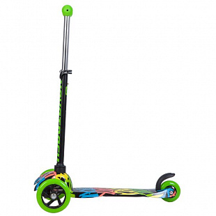 Самокат-кикборд Novatrack Disco-kids Graffiti 120H.DISCOKIDS.BMC8