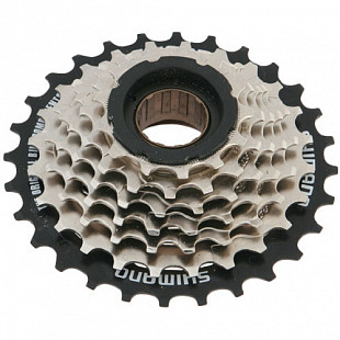 Трещотка Shimano mf-hg37 7-скоростей 13-15-17-19-21-24-28T 28t black/silver ZSM77027