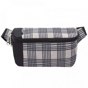 Поясная сумка GRIZZLY MM-925-3 black/beige square