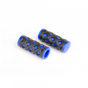 Грипсы HY-500-3G L-75 black/blue
