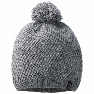 Шапка женская Jack Wolfskin Merino Cap Women slate grey