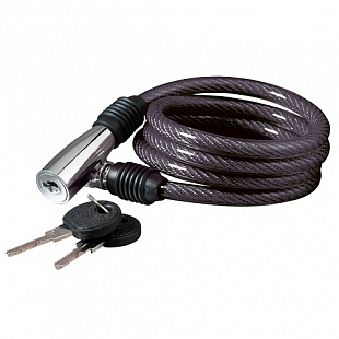 Замок велосипедный Kellys 8х1000мм Cable Lock KLS Beat black