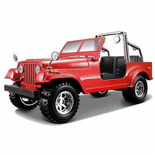 Машинка Bburago 1:24 Jeep Wrangler (18-22033) red