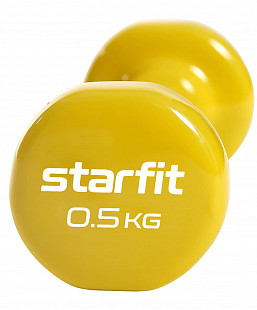 Гантель виниловая Starfit 0,5 кг DB-101 yellow