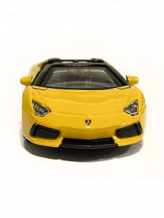 Машинка Bburago 1:43 Lamborghini Aventador LP700-4 Roadster (18-30000/18-30249) yellow