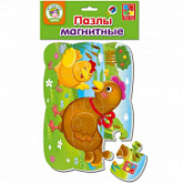 Пазлы на магните А5 Vladi Toys Курочка и цыплёнок VT3205-61