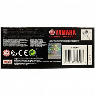 Масштабная модель мотоцикла Maisto 1:18 Yamaha FJR1300A (32306) White/Black
