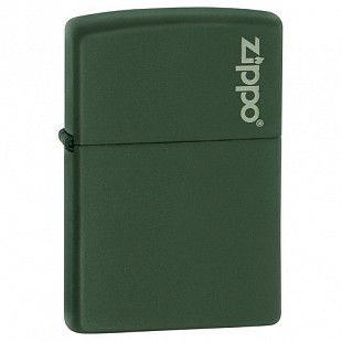 Зажигалка Zippo Green Matte Logo221ZL