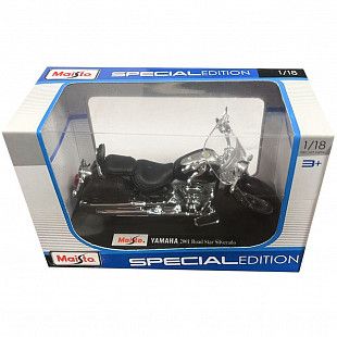 Масштабная модель мотоцикла Maisto 1:18 YAMAHA Road Star Silverado (39300)