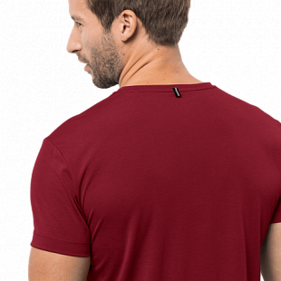 Футболка мужская Jack Wolfskin Jwp T M dark lacquer red