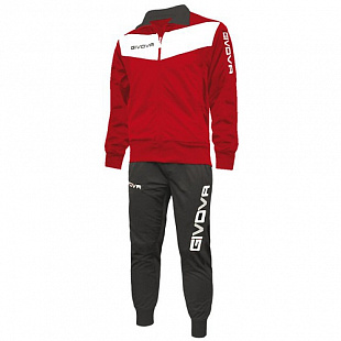 Спортивный костюм Givova Tuta Visa TR018 red/white