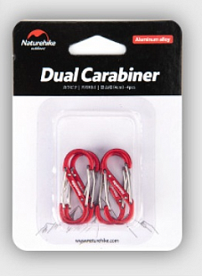 Карабин сувенирный Naturehike S Shape 4 ш S NH20GS004 red