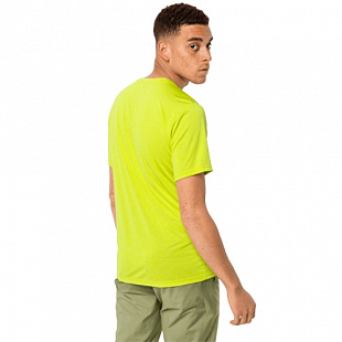 Футболка мужская Jack Wolfskin Crosstrail Graphic T M flashing green