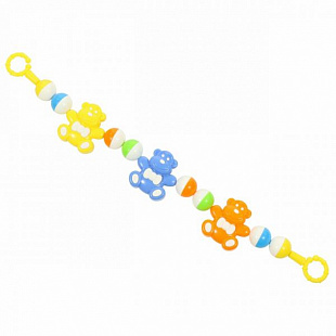 Погремушка-подвеска Полесье Смешные обезьянки 54см 71538