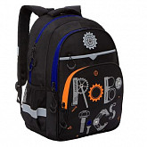 Рюкзак школьный GRIZZLY RB-157-1	 /3 black/blue