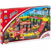 Набор игровой Shenzhen Toys пожарная станция с машинками и вертолётом P6688