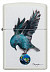 Зажигалка Zippo Spazuk Bluebird 49091 white matte Зажигалка Zippo Spazuk Bluebird 49091 white matte