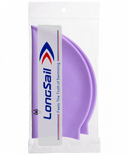 Шапочка для плавания LongSail силикон light purple