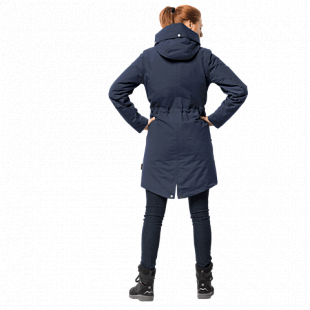 Куртка женская Jack Wolfskin Rocky Point Parka midnight blue