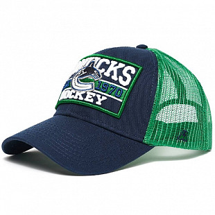 Бейсболка Atributika&Club NHL Vancouver Canucks 28154 navy/green