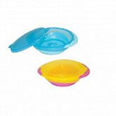 Тарелка Антискользящая с крышкой 7289