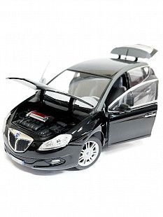 Машинка Bburago 1:24 Lancia New Delta HPE (18-21068) black