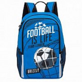 Рюкзак школьный GRIZZLY RB-964-5 /4 blue