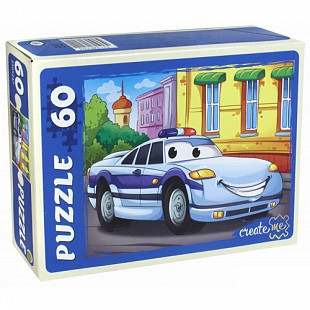 Пазл Рыжий Кот Полицейская машина У60-7214