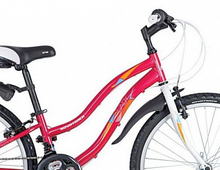 Велосипед Novatrack Lady 24" (2017) Red