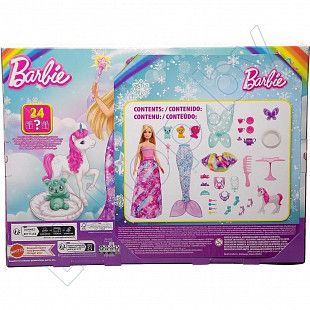 Игровой набор Адвент-календарь Barbie Dreamtopia Fairytale (HGM66)