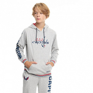 Толстовка подростковая Atributika&Club NHL Washington Capitals 366760 grey